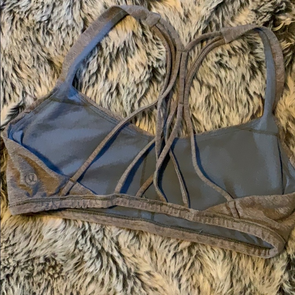 Lululemon Grey Free to be Sports Bra
